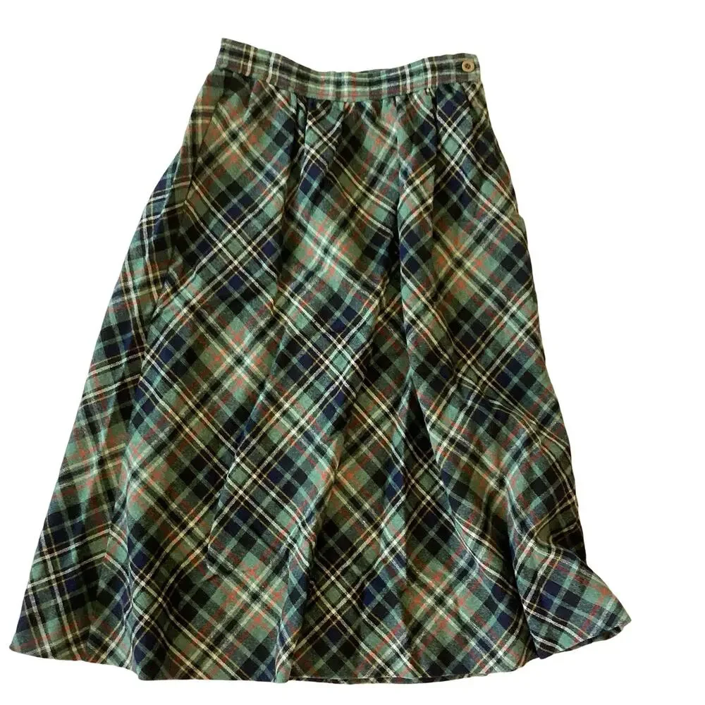 Vintage The Limited Wool Blend Skirt with Matching Scarf